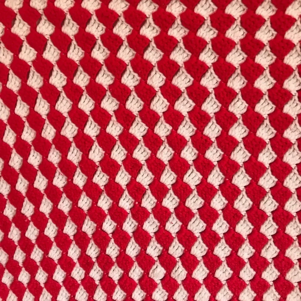 Rare Vintage 1960’s Hand Sewn Reversible Blanket